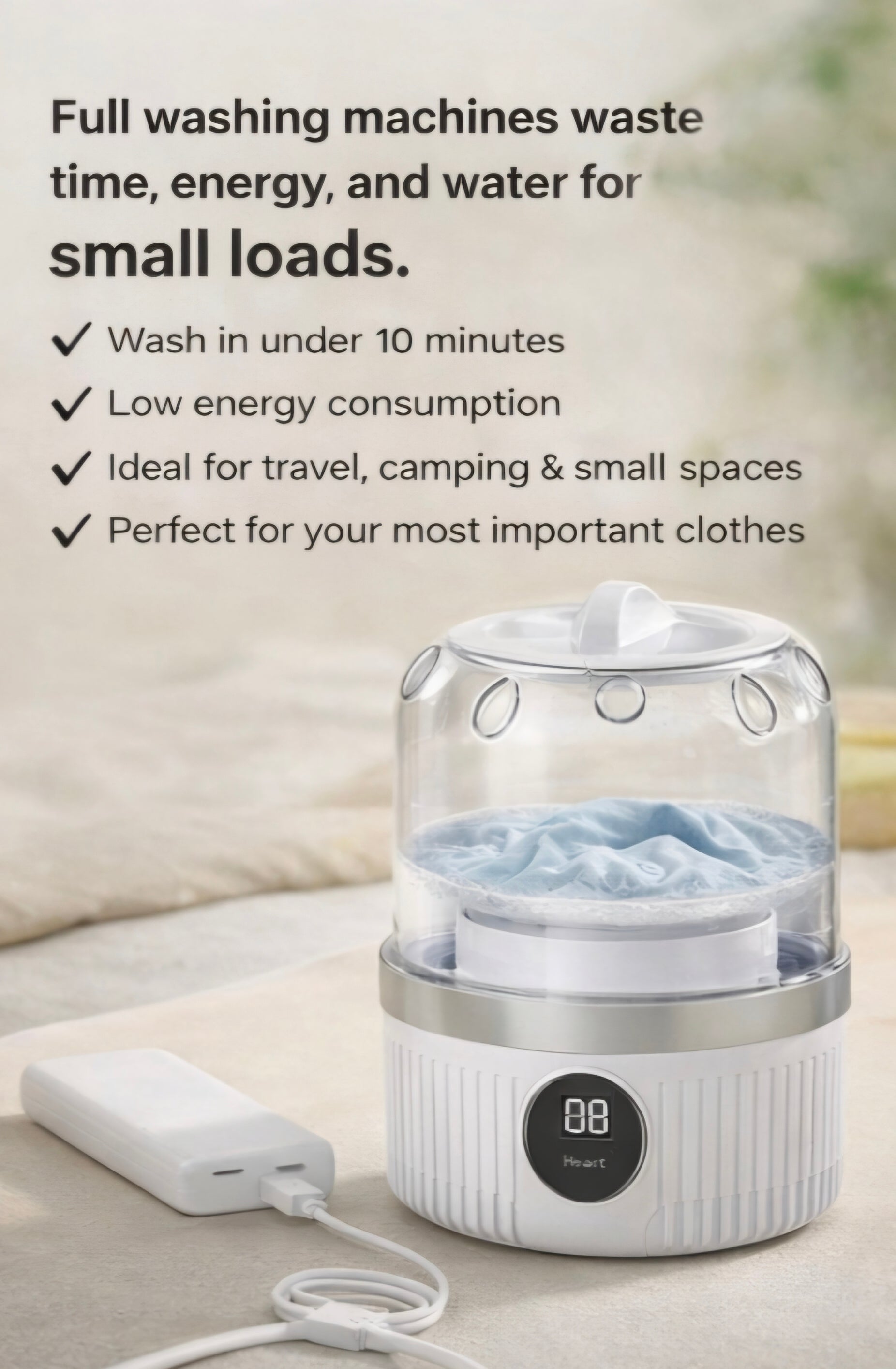 UrbanEase Mini Washer